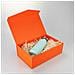 Scatola Regalo Grande A Forma Di V Orange L - Foto miniatura 3