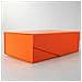Scatola Regalo Grande A Forma Di V Orange L - Foto miniatura 4