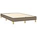 Letto a Molle con Materasso e LED Tortora 120x200cm in Tessuto - Foto miniatura 2
