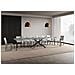 Tavolo allungabile 90x120/380 cm Plaker cemento gambe antracite - Foto miniatura 4