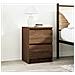 Mobile TV Rovere Marrone 40x35x54 cm in Legno Multistrato - Foto miniatura 3