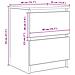 Mobile TV Rovere Marrone 40x35x54 cm in Legno Multistrato - Foto miniatura 6