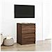 Mobile TV Rovere Marrone 40x35x54 cm in Legno Multistrato - Foto miniatura 1