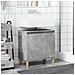 Mobile Lavabo Grigio Cemento 58x33x60 Cm In Legno Multistrato - Foto miniatura 3