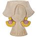 Vaso Decorativo Viso 25 - Multicolore - Poliresina - 24,5x20,5x26 Cm - Foto miniatura 1