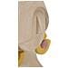 Vaso Decorativo Viso 25 - Multicolore - Poliresina - 24,5x20,5x26 Cm - Foto miniatura 3