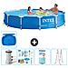 Piscina Fuori Terra - In Giro - 366x76 Cm - Blu - Include Accessori Coordinati A1751 - Foto miniatura 1