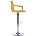 Sedia Da Bar Gialla In Tessuto - Foto miniatura 3
