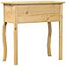 Tavolino Consolle Corona 73x35x73 Cm In Legno Massello Di Pino - Foto miniatura 5