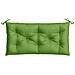 Cuscino Panca Giardino Verde Mélange 100x50x7 Cm Tessuto - Foto miniatura 3