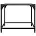 Tavolini Da Salotto Con Piano Vetro Nero 2pz 50x50x40cm Acciaio - Foto miniatura 4