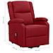 Poltrona Alzapersona Rosso Vino Tessuto - Foto miniatura 8