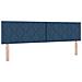 Letto a Rete con Materasso Blu 180x200 cm Tessuto - Foto miniatura 7