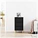 Comodino  Nero Rovere 40x35x70 cm Legno ingegnerizzato - Foto miniatura 4