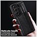 Custodia Pieghevole Con Doppio Cinturino, Porta Penna E Porta Carte Compatibile Con Samsung Z Fold5 - Nera - Foto miniatura 5