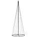 Lusso Casadino -  Albero Di Natale A Cono Blu 732 Led 160x500 Cm - Foto miniatura 2