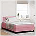 Letto a molle con materasso Rosa 120 x 200 cm Velluto - Foto miniatura 2