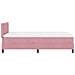 Letto a molle con materasso Rosa 120 x 200 cm Velluto - Foto miniatura 8