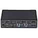 Switch KVM DisplayPort a 2 porte, 4K 60Hz, DP 1.2, gestione EDID, hub USB 3.0 a 2 porte, 4 porte USB HID, conforme TAA - Foto miniatura 4