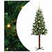 Albero di Natale snodato con 150 LED con supporto Verde 150 cm - Foto miniatura 1