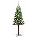Albero di Natale snodato con 150 LED con supporto Verde 150 cm - Foto miniatura 3