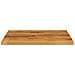 Piano per Tavolo 90x90x2,5 cm Quadrato Legno Massello di Pino - Foto miniatura 3
