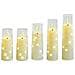 Set Di Candele Led Senza Fiamma Con Telecomando (5pz) - Oro, A Batteria - Foto miniatura 1