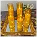 Set Di Candele Led Senza Fiamma Con Telecomando (5pz) - Oro, A Batteria - Foto miniatura 5