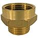 Raccordo Ottone  Nipplo Doppio  1/2  Ag X 3/4  Ig  Raccordo Filettato - Foto miniatura 1