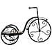 Portavaso Bici In Mosaico E Metallo Multicolore 53x23,5x36h - Foto miniatura 2
