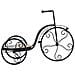 Portavaso Bici In Mosaico E Metallo Multicolore 53x23,5x36h - Foto miniatura 3