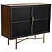 Credenza In Legno E Metallo Bianco 100x35x80h - Foto miniatura 1