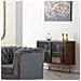 Credenza In Legno E Metallo Bianco 100x35x80h - Foto miniatura 2