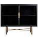 Credenza In Legno E Metallo Bianco 100x35x80h - Foto miniatura 5