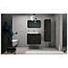 | Mobiletto 80 cm - Noir Mat - Mobili bagno - Mobili bagno - Sottolavabo - Piano di lavoro - Libreria - Foto miniatura 5