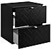 | Mobiletto 80 cm - Noir Mat - Mobili bagno - Mobili bagno - Sottolavabo - Piano di lavoro - Libreria - Foto miniatura 7
