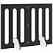 Recinto pieghevole per animali 2 pcs Rovere Nero - Foto miniatura 3