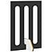 Recinto pieghevole per animali 2 pcs Rovere Nero - Foto miniatura 4