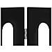 Recinto pieghevole per animali 2 pcs Rovere Nero - Foto miniatura 5