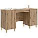 Scrivania con lo scaffale Rovere Artigianale 142,5 x 50 x 75 cm - Foto miniatura 2