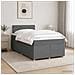 Letto box spring con materasso Grigio Scuro 120 x 200 cm - Foto miniatura 2