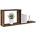 Scaffali flottanti 2 pz Legno antico 80 x 15 x 30 cm - Foto miniatura 3