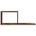 Scaffali flottanti 2 pz Legno antico 80 x 15 x 30 cm - Foto miniatura 4