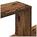 Scaffali flottanti 2 pz Legno antico 80 x 15 x 30 cm - Foto miniatura 7