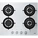 Piano Cottura FHCR6044GHEXAC a Gas 4 Fuochi Gas Colore Inox - Foto miniatura 1
