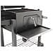Barbecue A Carbonella Con Ruote Comfort 108x68x112 Cm Nero - Foto miniatura 4