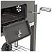 Barbecue A Carbonella Con Ruote Comfort 108x68x112 Cm Nero - Foto miniatura 5