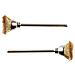 2 Spazzole Ottone Tazza Minitrapano Mini Trapano Dremel Flessibile - Foto miniatura 1