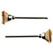 2 Spazzole Ottone Tazza Minitrapano Mini Trapano Dremel Flessibile - Foto miniatura 2
