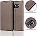 Custodia Compatibile Con Samsung Galaxy S6 Edge In Bruno Caffè - Coperchio Protettiva Con Chiusura Magnetica, Funzione Stand E Tasca Per Le Carte - Foto miniatura 3